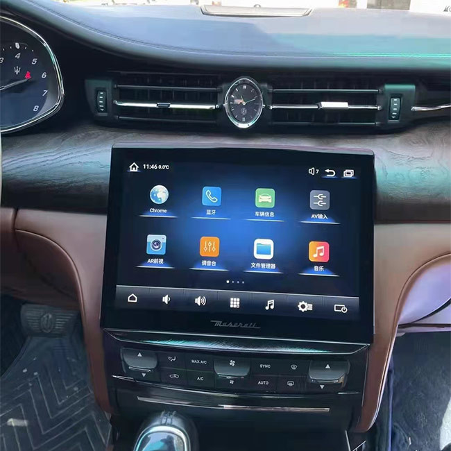 Trình phát đa phương tiện trên ô tô 10,36 inch Trình phát đa phương tiện Android 10 cho Maserati Quattroporte 2013-2021